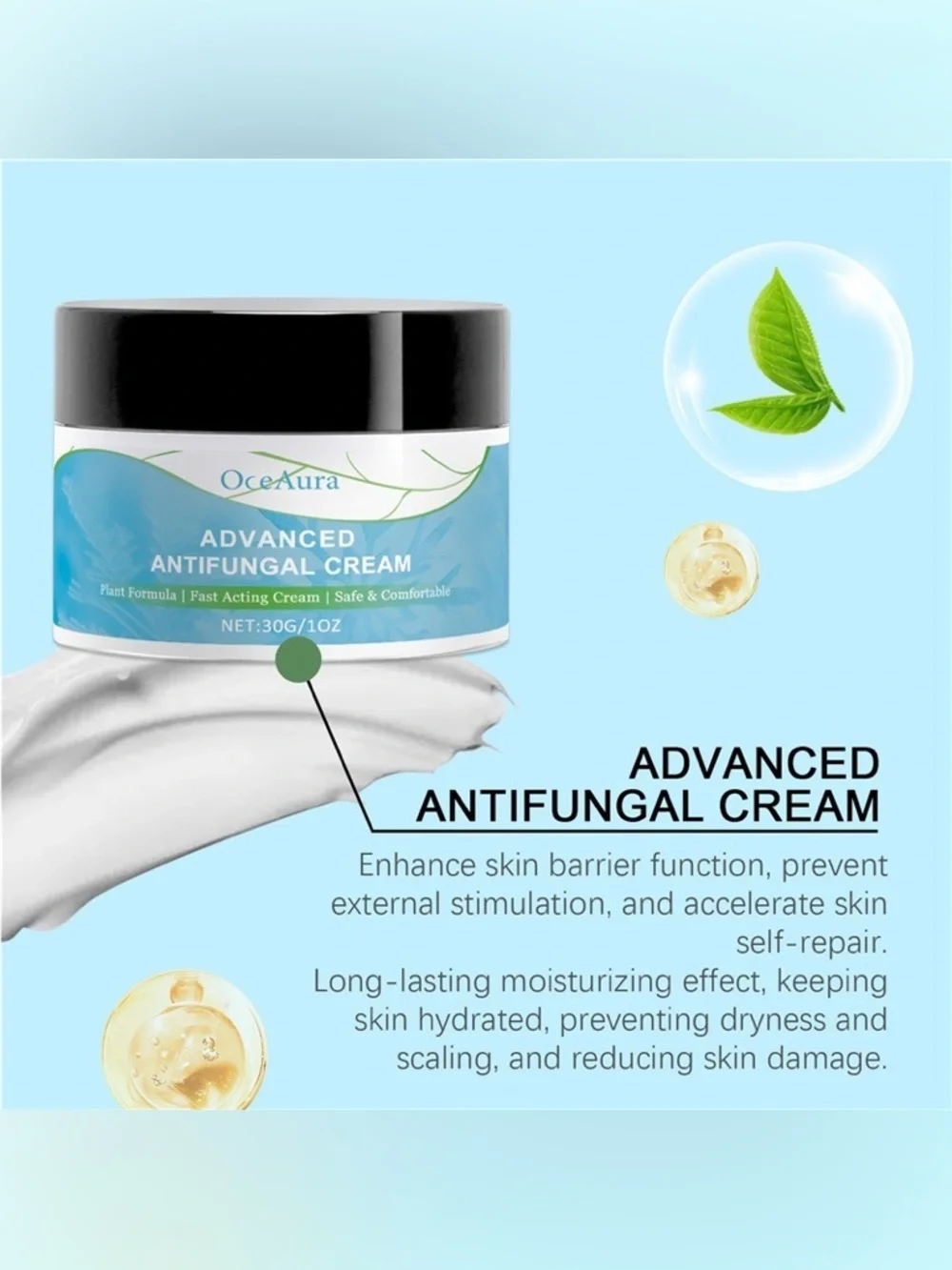 OceAura Advanced Antifungal Cream‎ NEW